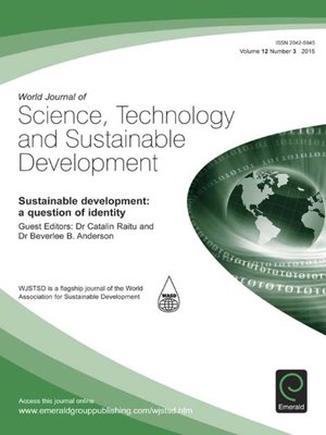cover image of World Journal of Science, Technology and Sustainable Development, Volume 12, Issue 3